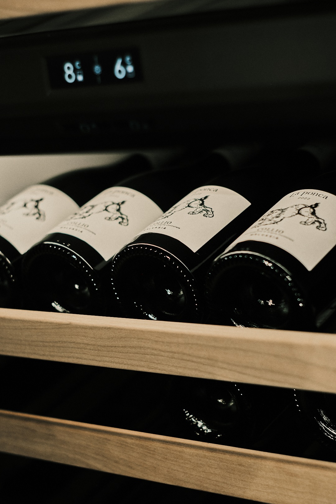 bottiglie di vino con etichetta bianca
