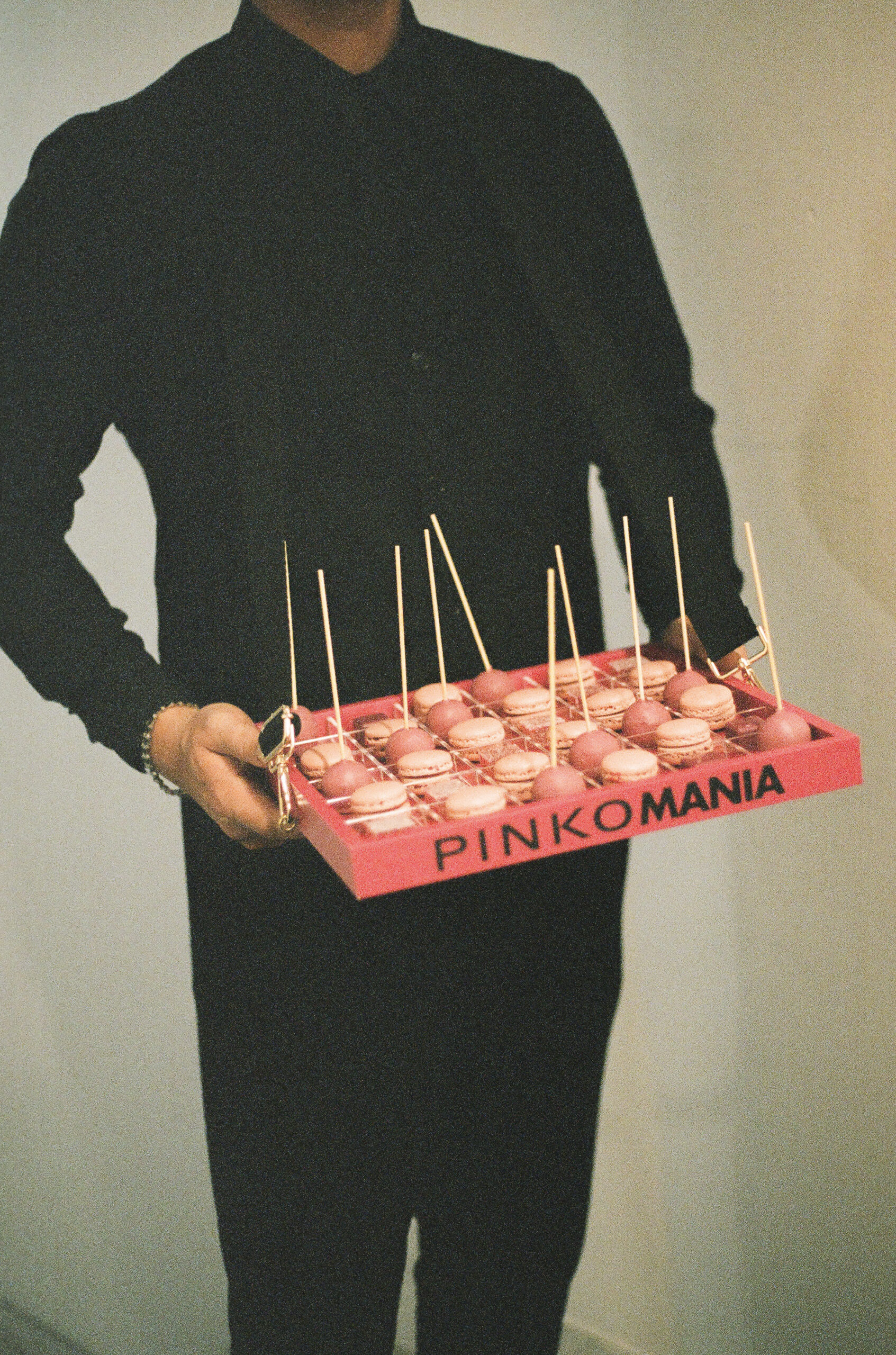 Dolcetti su vassoio personalizzato rosa Pinkomania
